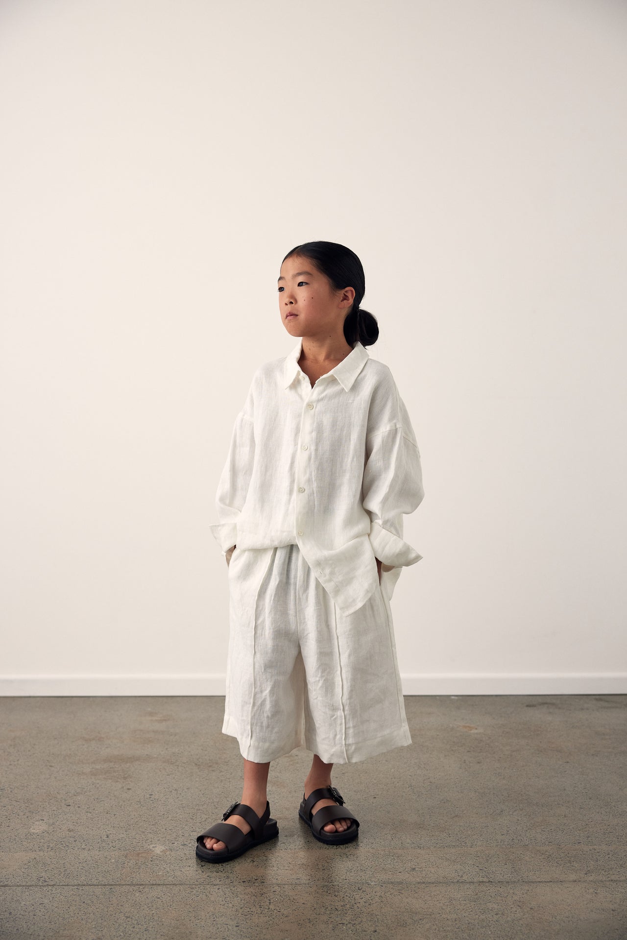 Filomena linen shirt - white