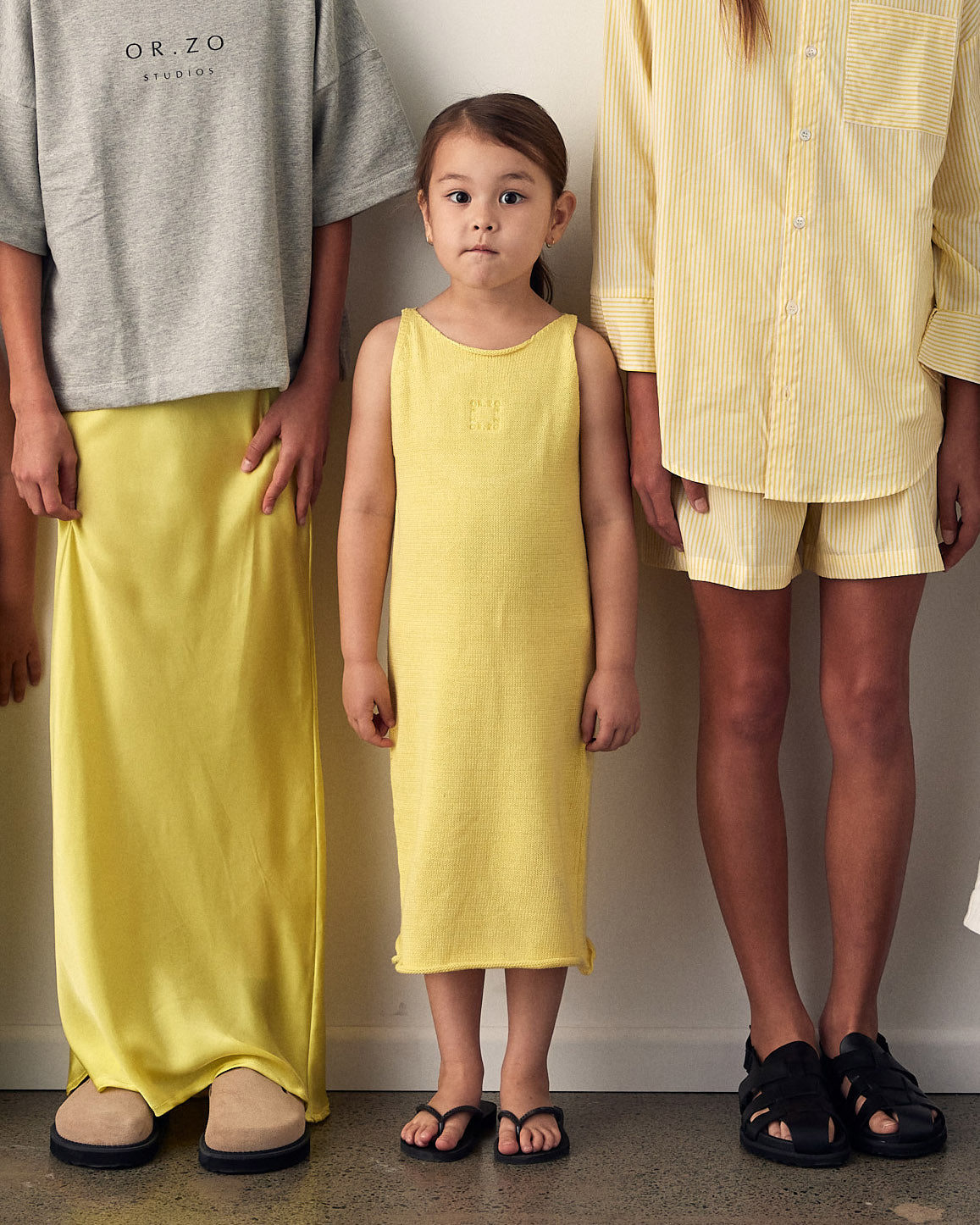 Sander knit dress - lemon