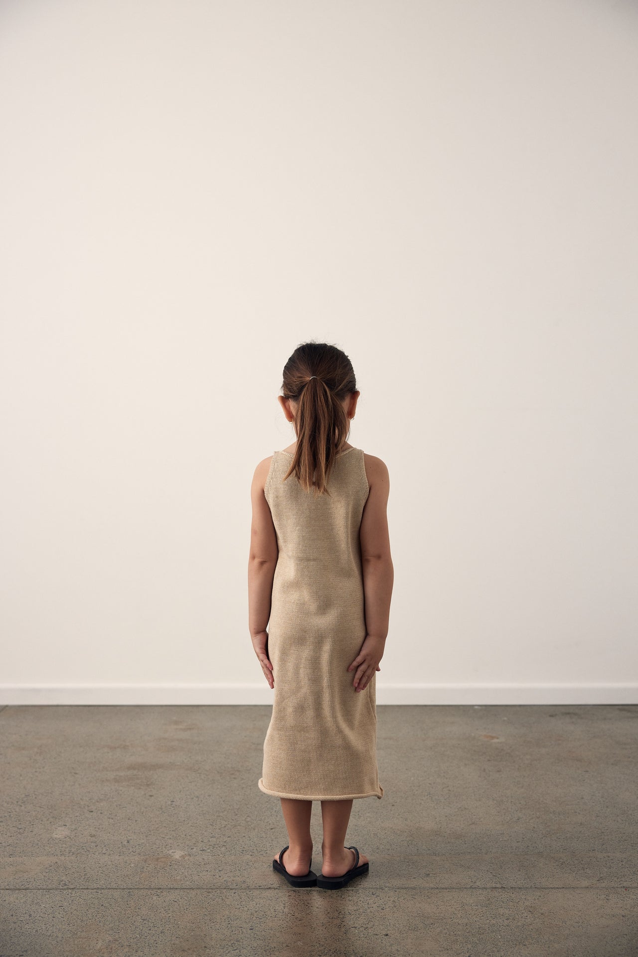 Sander knit dress - oat